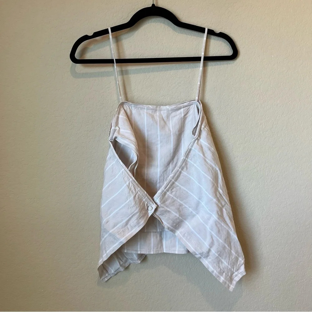 Leith Linen Striped tank top - Picture 4 of 4